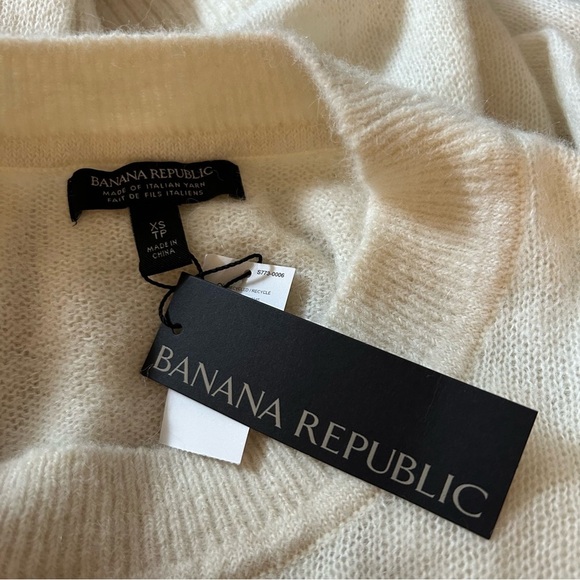 NWT Women's Banana Republic Italian Wool Sweater Lightweight Sz XS - Picture 5 of 10